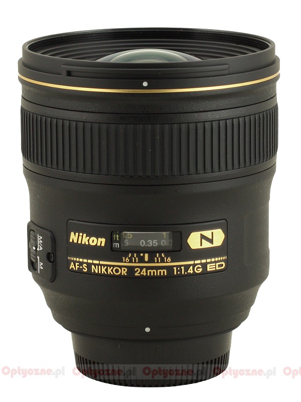 Nikon Nikkor AF-S 24 mm f/1.4G ED - LensTip.com