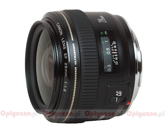 Canon EF 28 mm f/1.8 USM - lens review - LensTip.com