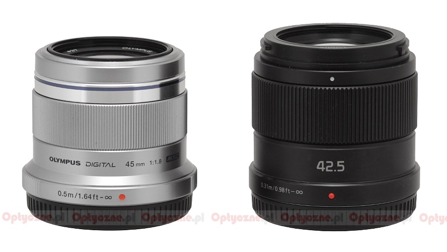 G 42.5 mm f/1.7 ASPH. O.I.S. review - Build quality and image stabilization - LensTip.com