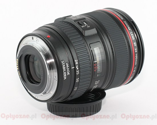 Canon EF 24-105 mm f/4L IS USM review - Build quality and image 