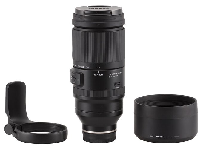 Tamron 150-500 mm f/5-6.7 Di III VC VXD - Build quality and image stabilization