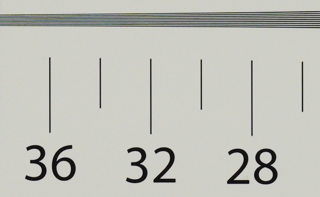 Tamron 35-150 mm f/2-2.8 Di III VXD - Image resolution