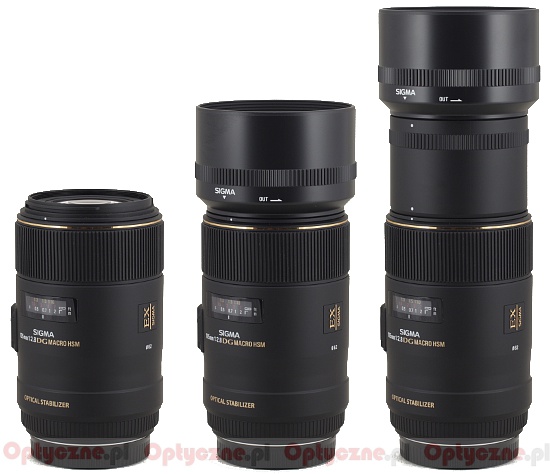 Sigma 105 mm f/2.8 EX DG OS HSM Macro review - Build quality and 